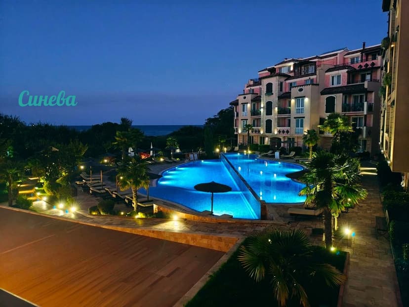 Pool and relaxation area